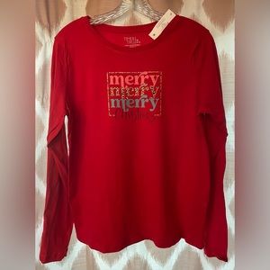 Custom Long Sleeve Shirt - Merry Christmas